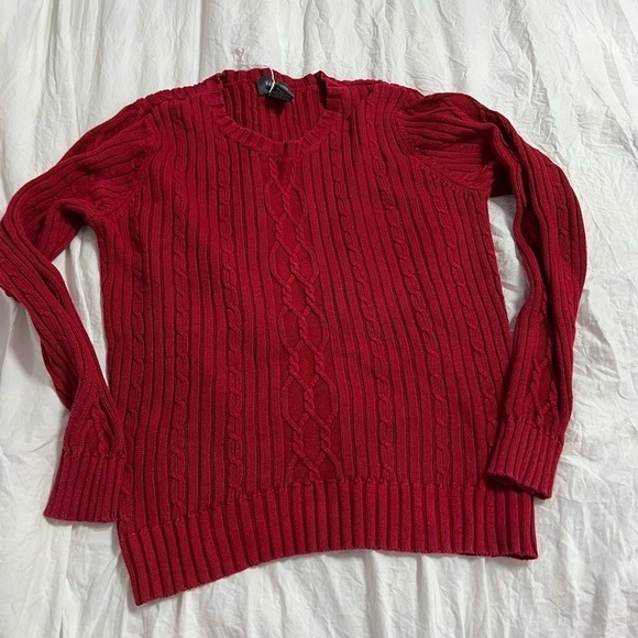 Van Heusen Women's Cable Knit Sweater Size L - Picture 6 of 13